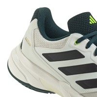 Adidas CourtJam Control Terre Battue Blanc Noir Vert Baskets