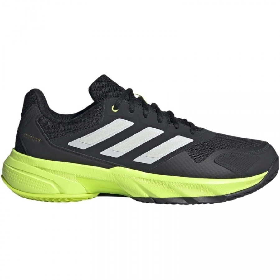 Zapatillas Adidas CourtJam Control Clay Carbon Lucid Limon  Oferta + Barato