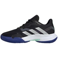 Adidas CourtJam Control Black Nucleo Silver Women''s Sneakers  Offer + Cheap