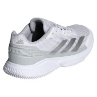 Tênis femininos Adidas Courtquick Padel Branco Cinza