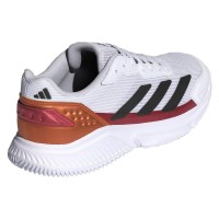 Tênis Adidas Courtquick Padel Branco Cobre Vermelho