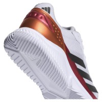 Tênis Adidas Courtquick Padel Branco Cobre Vermelho