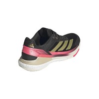 Zapatillas Adidas Crazyquick Boost Padel Negro Oro Rosa
