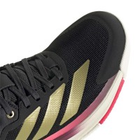 Zapatillas Adidas Crazyquick Boost Padel Negro Oro Rosa