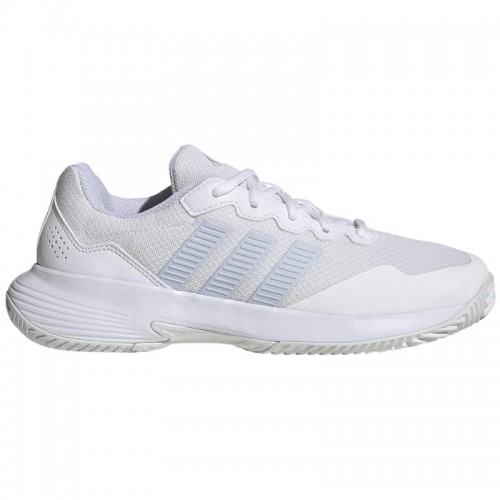 Zapatillas de Padel Adidas GameCourt 2 Blanco Azul Celeste Mujer
