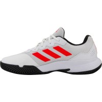 Zapatillas Adidas GameCourt 2 Blanco Rojo Negro  Oferta + Barato