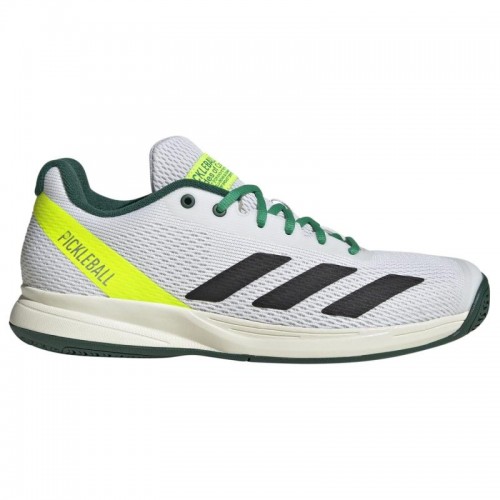 Zapatillas Adidas Pickleball Courtflash Blanco Negro Verde Zapatillas Adidas Pickleball Courtflash Blanco Negro Verde