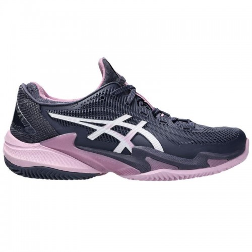 Zapatillas Asics Court FF 3 Clay Azul Indigo Blanco Mujer Zapatillas Asics Court FF 3 Clay Azul Indigo Blanco Mujer