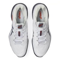 Tênis Asics Court FF 3 Clay Branco Cinza Laranja  Oferta + Barato