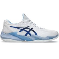Asics Court FF 3 Novak Clay White Tuna Blue Sneakers  Offer + Cheap