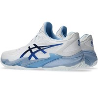 Asics Court FF 3 Novak Clay White Tuna Blue Sneakers  Offer + Cheap