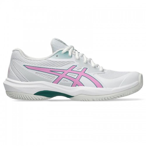 Asics Game FF Padel Tênis Brancos Rosa Bubblegum