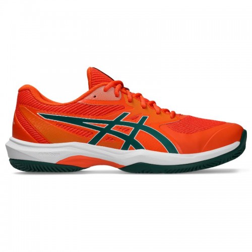 Asics Game FF Padel Scarpe Arancioni Verdi