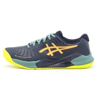 Zapatillas Asics Gel Challenger 14 Padel Azul Medianoche Naranja  Oferta + Barato