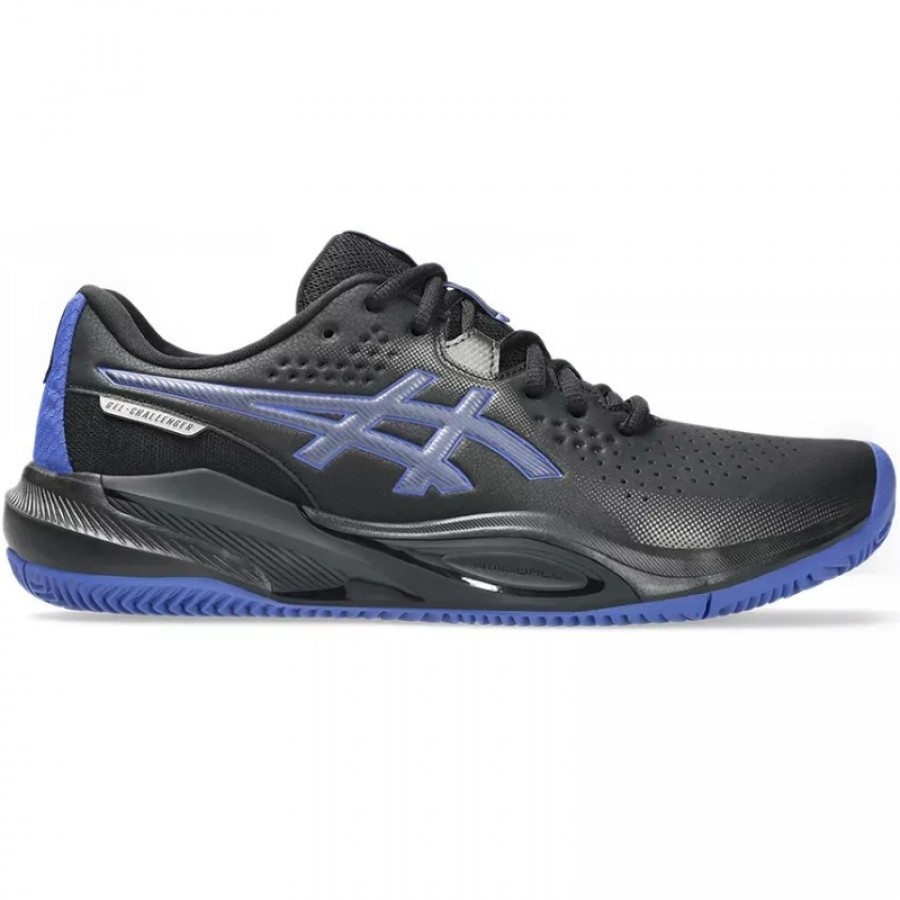 Asics Gel Challenger 15 Clay Black Cobalt Blue Sneakers  Offer + Cheap