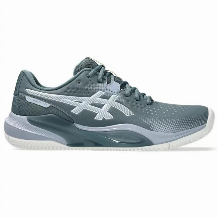 Zapatillas Asics Gel Challenger 15 Clay Verde Acero Gris