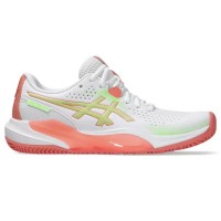 Zapatillas Asics Gel Challenger 15 Padel Blanco Guayaba Mujer