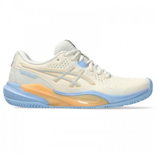 Zapatillas Asics Gel Challenger 15 Padel Crema Azul Stone Mujer Zapatillas Asics Gel Challenger 15 Padel Crema Azul Stone Mujer