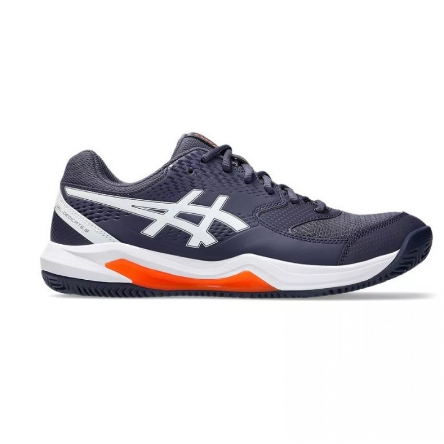 Zapatillas Asics Gel Dedicate 8 Clay Azul Indigo Blanco  Oferta + Barato