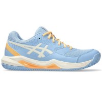 Asics Gel Dedicate 8 Padel Blue Stone Cream Women''s Shoes