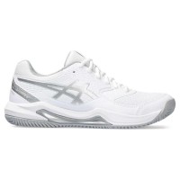 Baskets Asics Gel Dedicace 8 Padel Blanc Gris Femmes  Offre - Pas cher