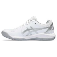 Baskets Asics Gel Dedicace 8 Padel Blanc Gris Femmes  Offre - Pas cher