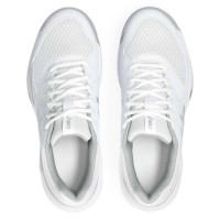 Baskets Asics Gel Dedicace 8 Padel Blanc Gris Femmes  Offre - Pas cher