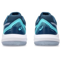 Baskets Junior Asics Gel Dedicate 8 Padel GS Bleu Mako Gris  Offre - Pas cher