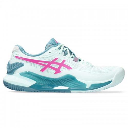 Zapatillas Asics Gel Resolution 9 Padel Menta Rosa Fluor Mujer Zapatillas Asics Gel Resolution 9 Padel Menta Rosa Fluor Mujer