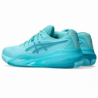 Baskets Asics Gel Resolution X Clay Mint Blue  Offre - Pas cher