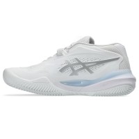 Tênis Asics Gel Resolution X Clay Branco Prateado para Mulheres  Oferta + Barato