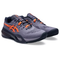 Zapatillas Asics Gel Resolution X Clay Gris Purpura Naranja  Oferta + Barato