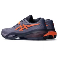 Zapatillas Asics Gel Resolution X Clay Gris Purpura Naranja  Oferta + Barato