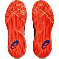 Zapatillas Asics Gel Resolution X Padel Azul Cobalto Coral  Oferta + Barato