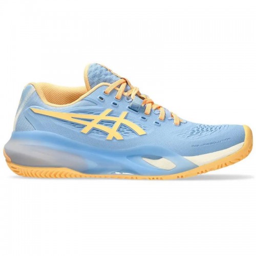 Zapatillas Asics Gel Resolution X Padel Azul Stone Naranja Mujer Zapatillas Asics Gel Resolution X Padel Azul Stone Naranja Mujer