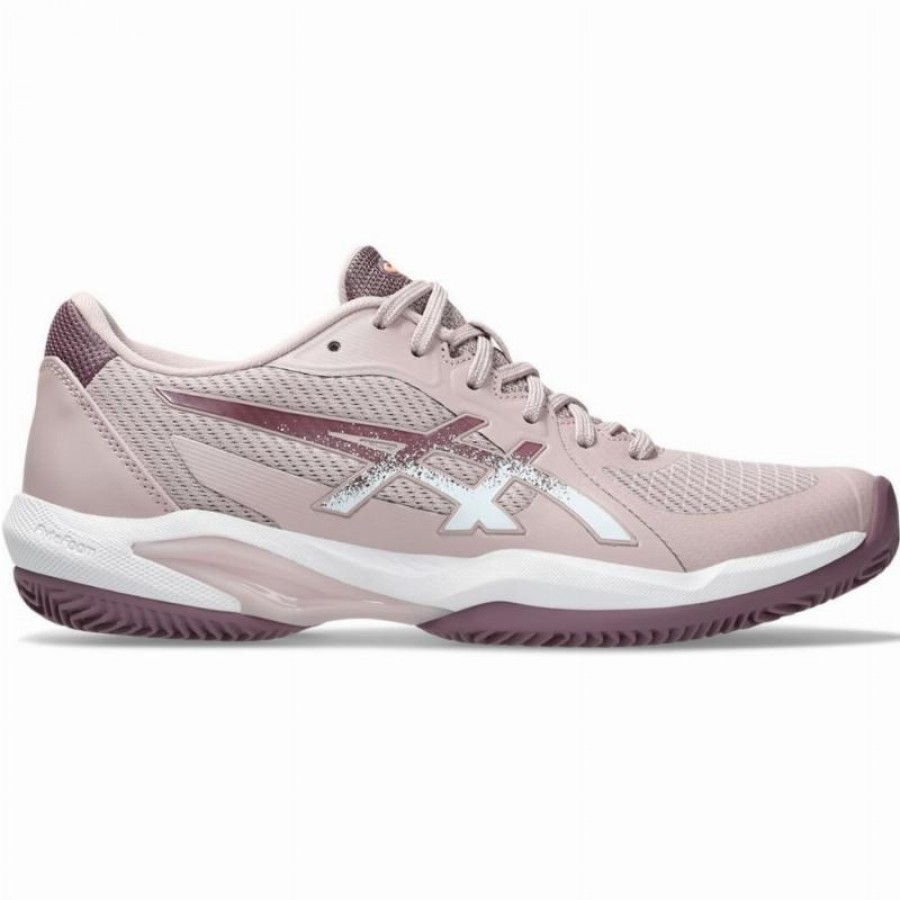 Baskets Femme Asics Solution Swift FF 2 TERRE BATTUE Rose Blanc  Offre - Pas cher