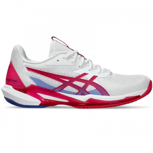 Zapatillas Asics Solution Speed FF 3 Clay Blanco Rosa Brillante Mujer Zapatillas Asics Solution Speed FF 3 Clay Blanco Rosa Brillante Mujer