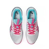 Zapatillas Asics Solution Speed FF 3 Padel Blanco Rosa  Oferta + Barato