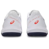 Asics Solution Swift FF 2 TERRE BATTUE Blanc Bleu Orange Baskets  Offre - Pas cher