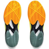 Baskets Asics Solution Swift FF 2 Padel Jaune Orange  Offre - Pas cher