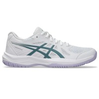 Asics Upcourt 6 White Green Women''s Sneakers