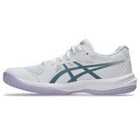 Asics Upcourt 6 White Green Women''s Sneakers
