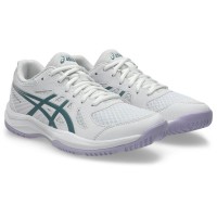 Asics Upcourt 6 White Green Women''s Sneakers