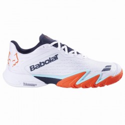 Zapatillas de Padel Babolat Juan Lebron Jet Premura 3 Blanco Naranja