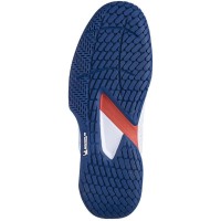 Babolat Propulse Fury 3 Blanc Bleu Rouge Sneakers  Offre - Pas cher
