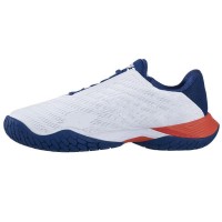 Babolat Propulse Fury 3 Blanc Bleu Rouge Sneakers  Offre - Pas cher