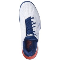 Babolat Propulse Fury 3 Blanc Bleu Rouge Sneakers  Offre - Pas cher