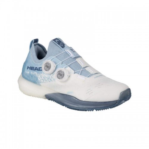 Tênis Femininos Head Motion Pro BOA Padel Branco Azul