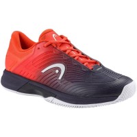 Zapatillas Head Revolt Pro 4.5 Clay Azul Oscuro Rojo  Oferta + Barato