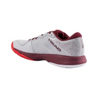 Head Sprint Evo 4.0 Burgundy Grey Sneakers